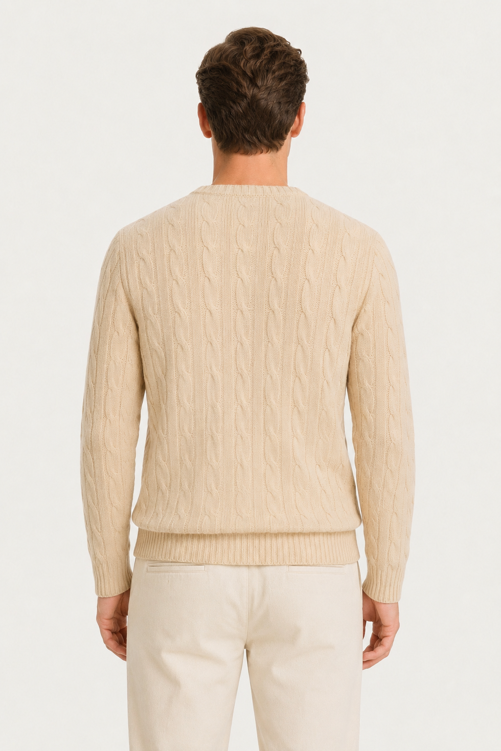 Artisan Cable Knit Beige