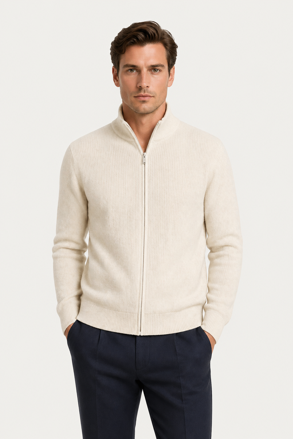 Lodève Zip Knit Cream