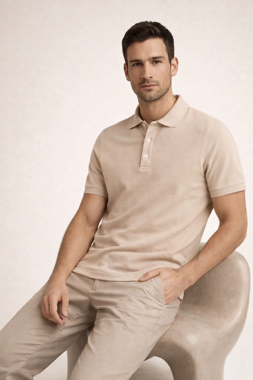 Refined Polo Beige