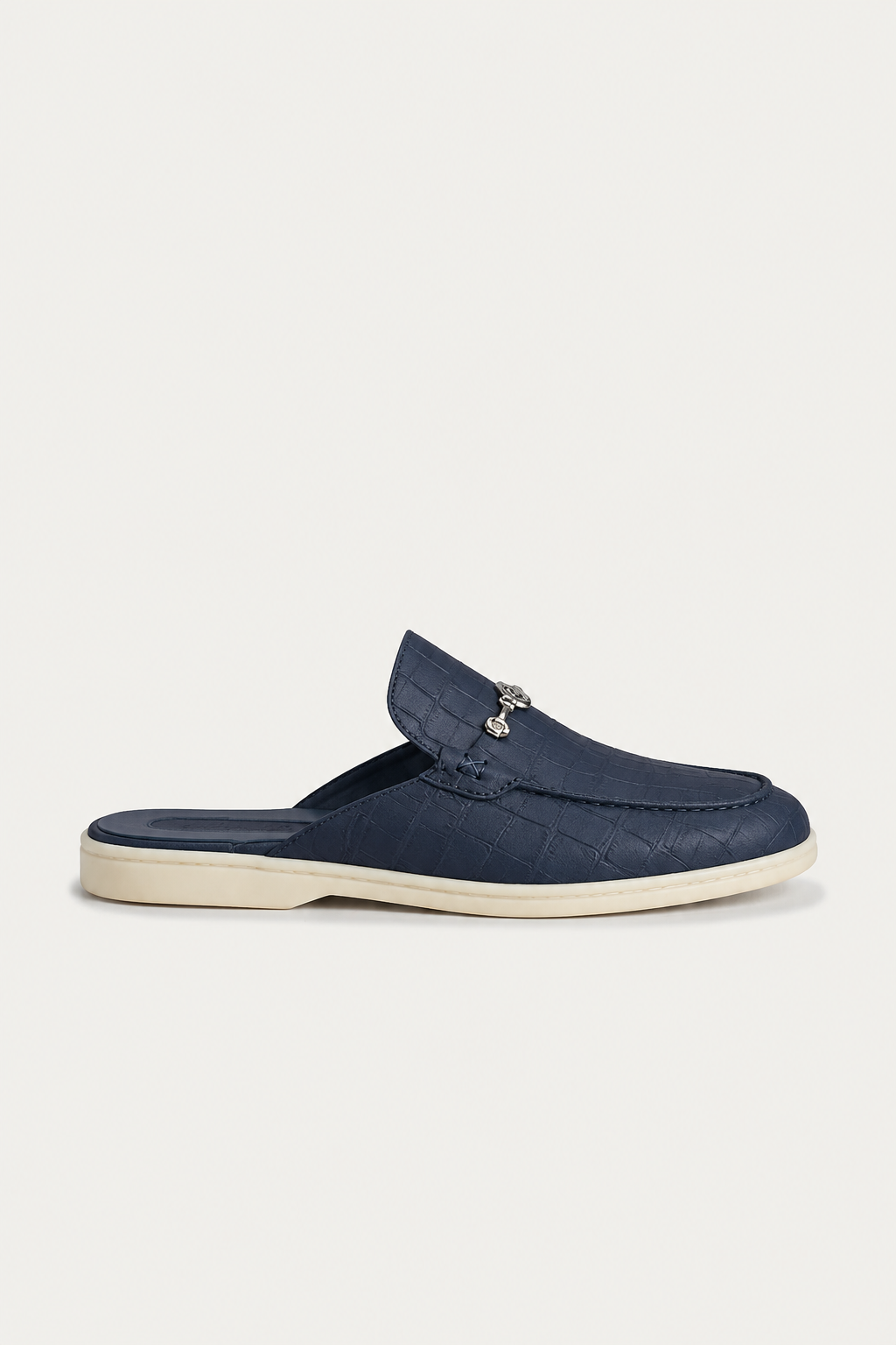 Croco Mule Navy