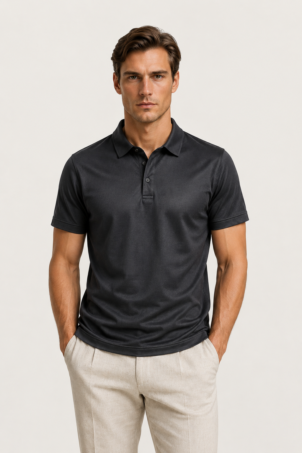 Azuro Polo Gray