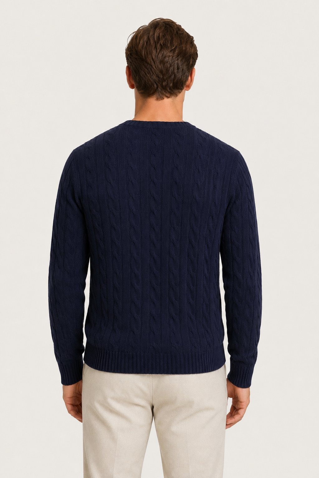 Artisan Cable Knit Navy