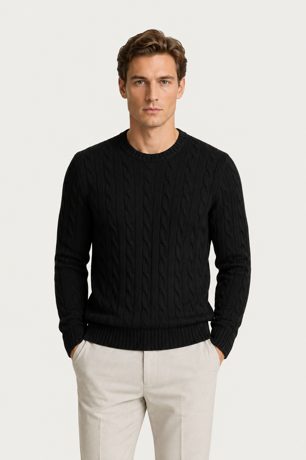 Artisan Cable Knit Black