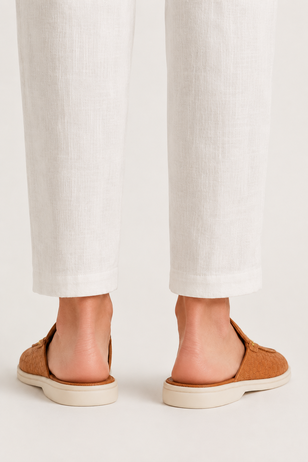 Croco Mule Terracotta