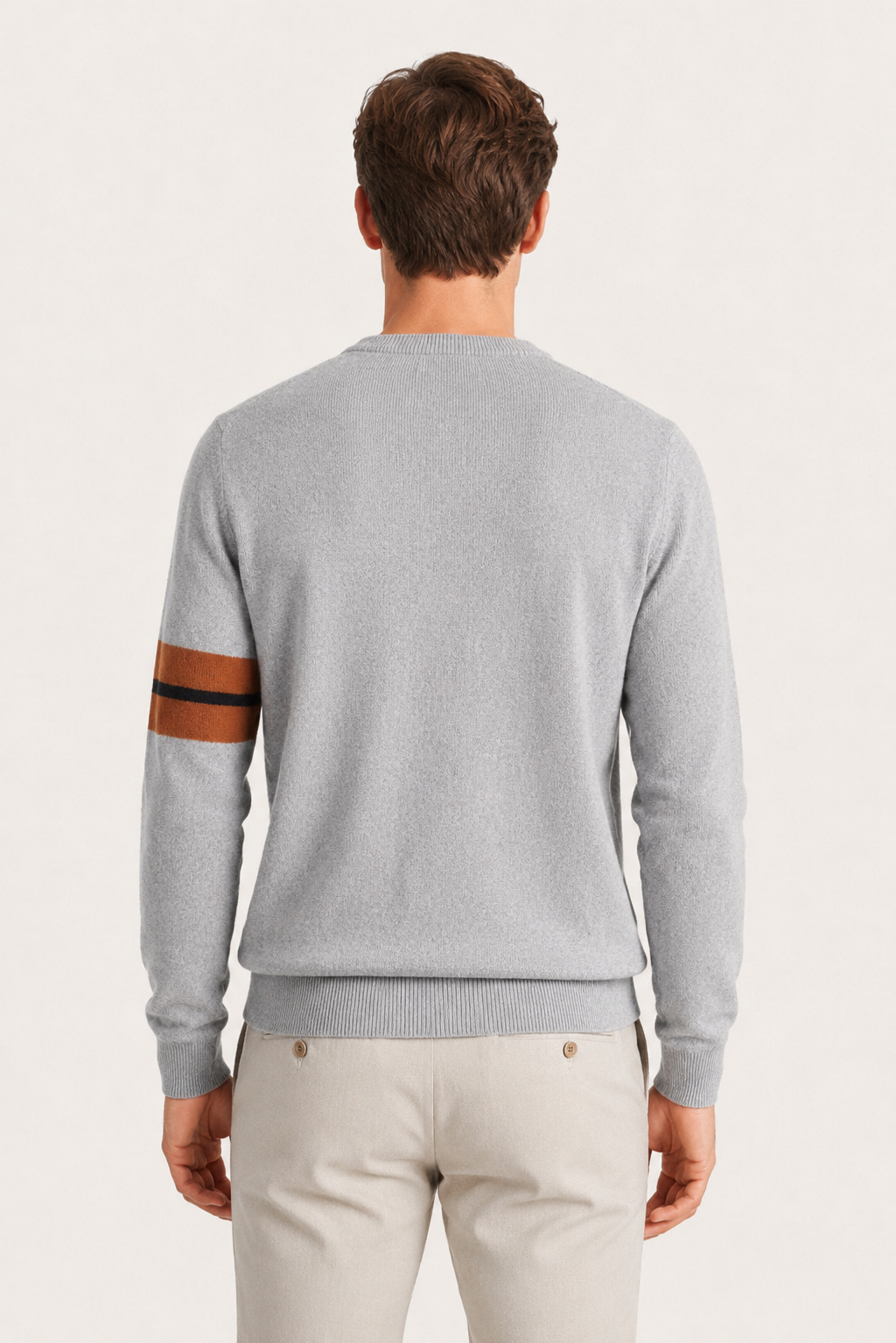Sereno Cashmere Crewneck Light Grey