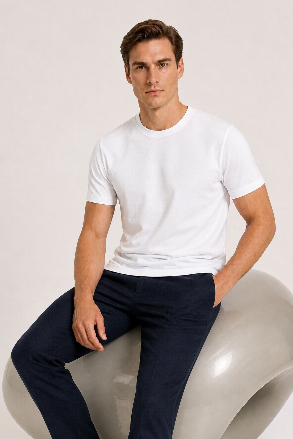 Azuro Tee White