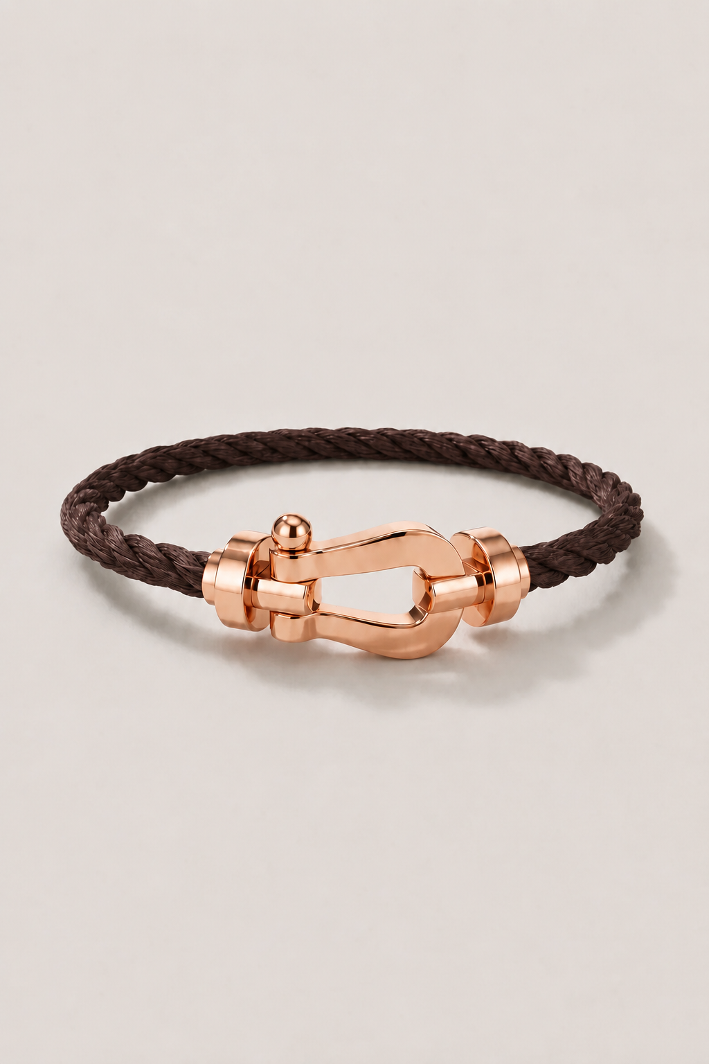 Aurelio Bracelet Dark Brown / Rose Gold