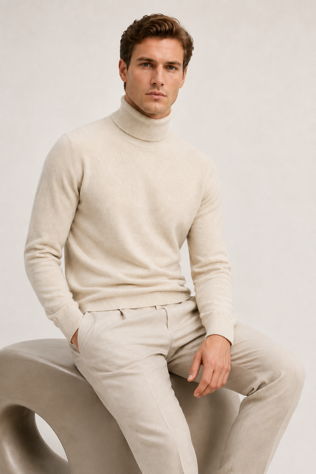 Bellamy Turtleneck Ivory