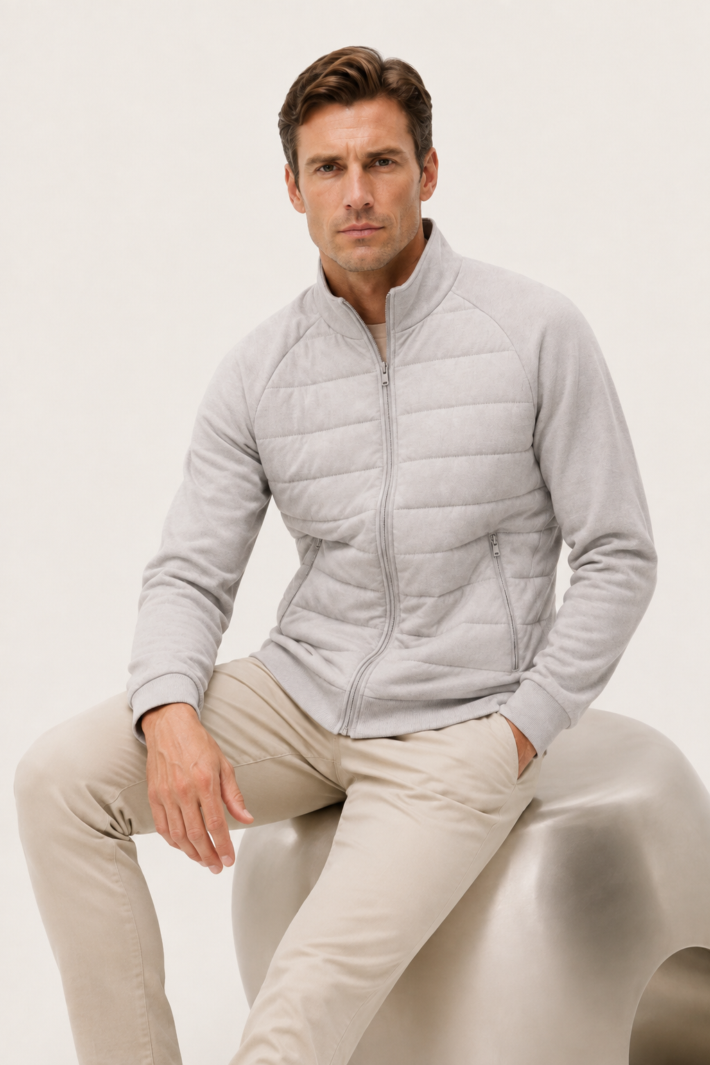 Essential Hybrid Jacket Grey