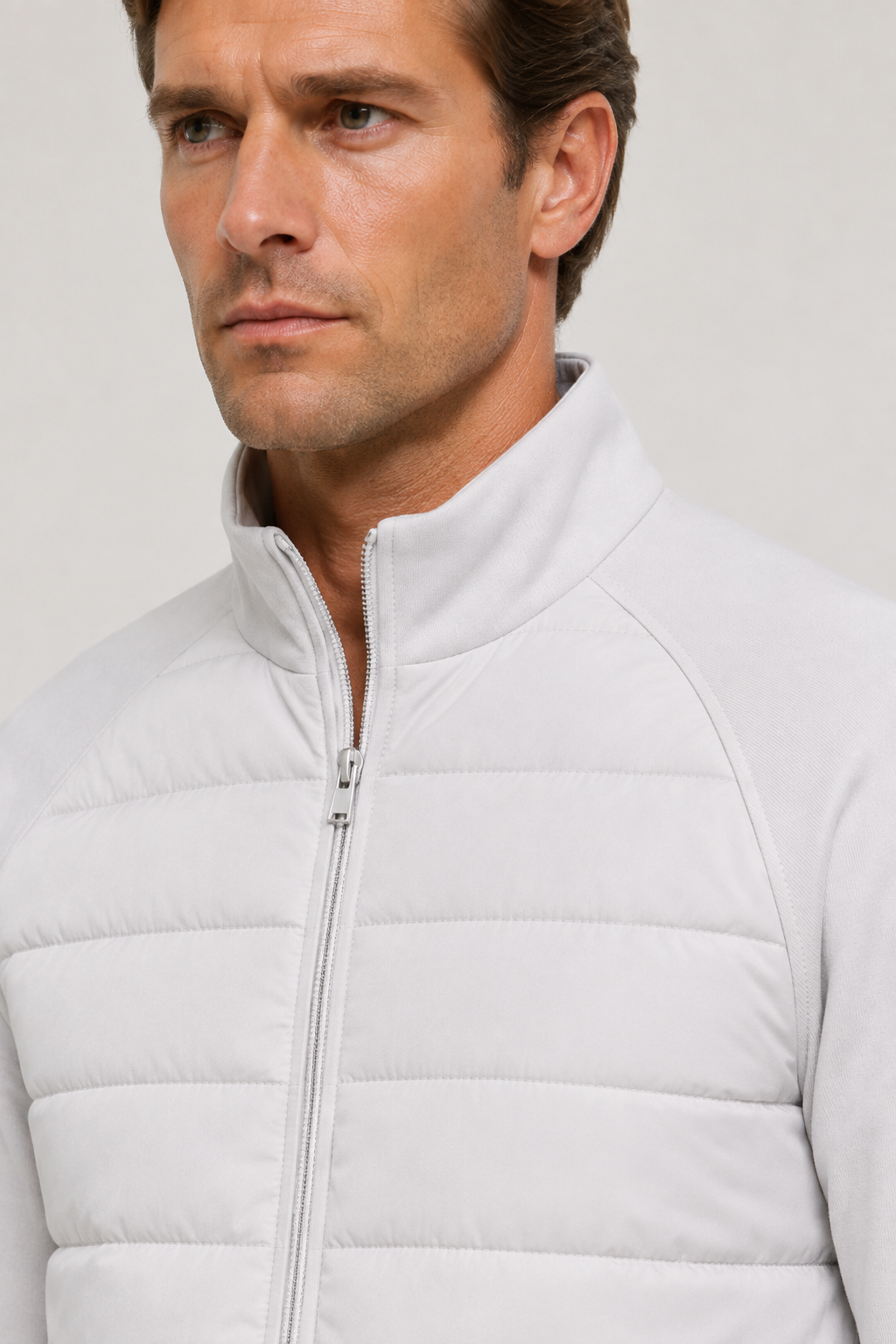 Essential Hybrid Jacket White