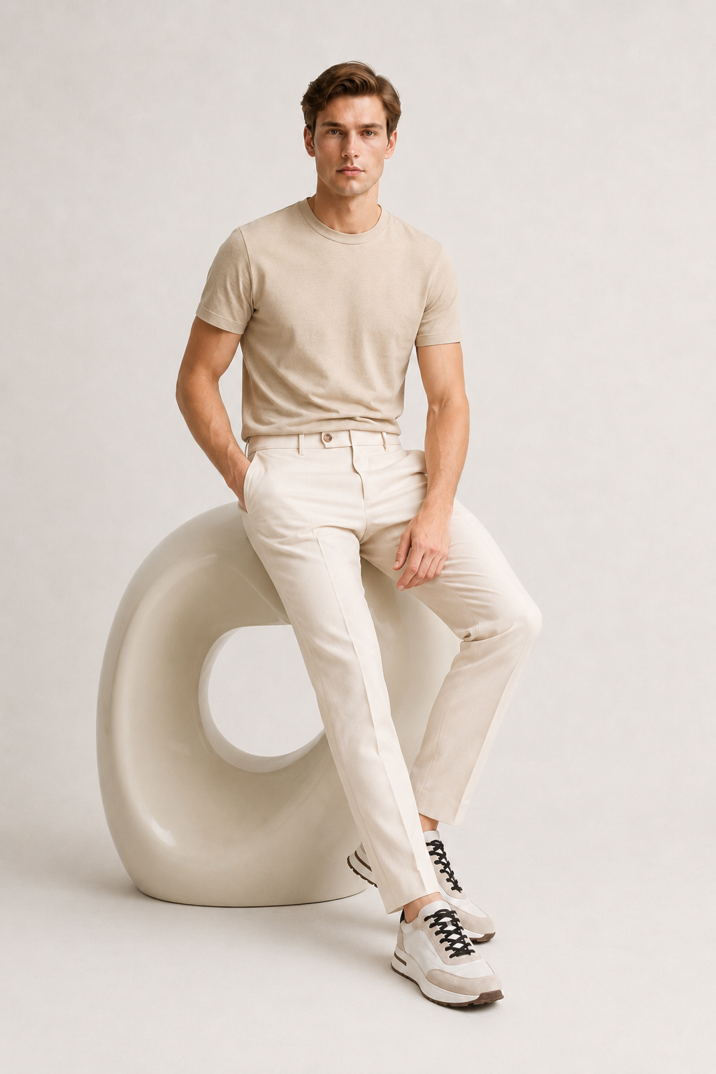 Imperium Tailored Pant Ivory