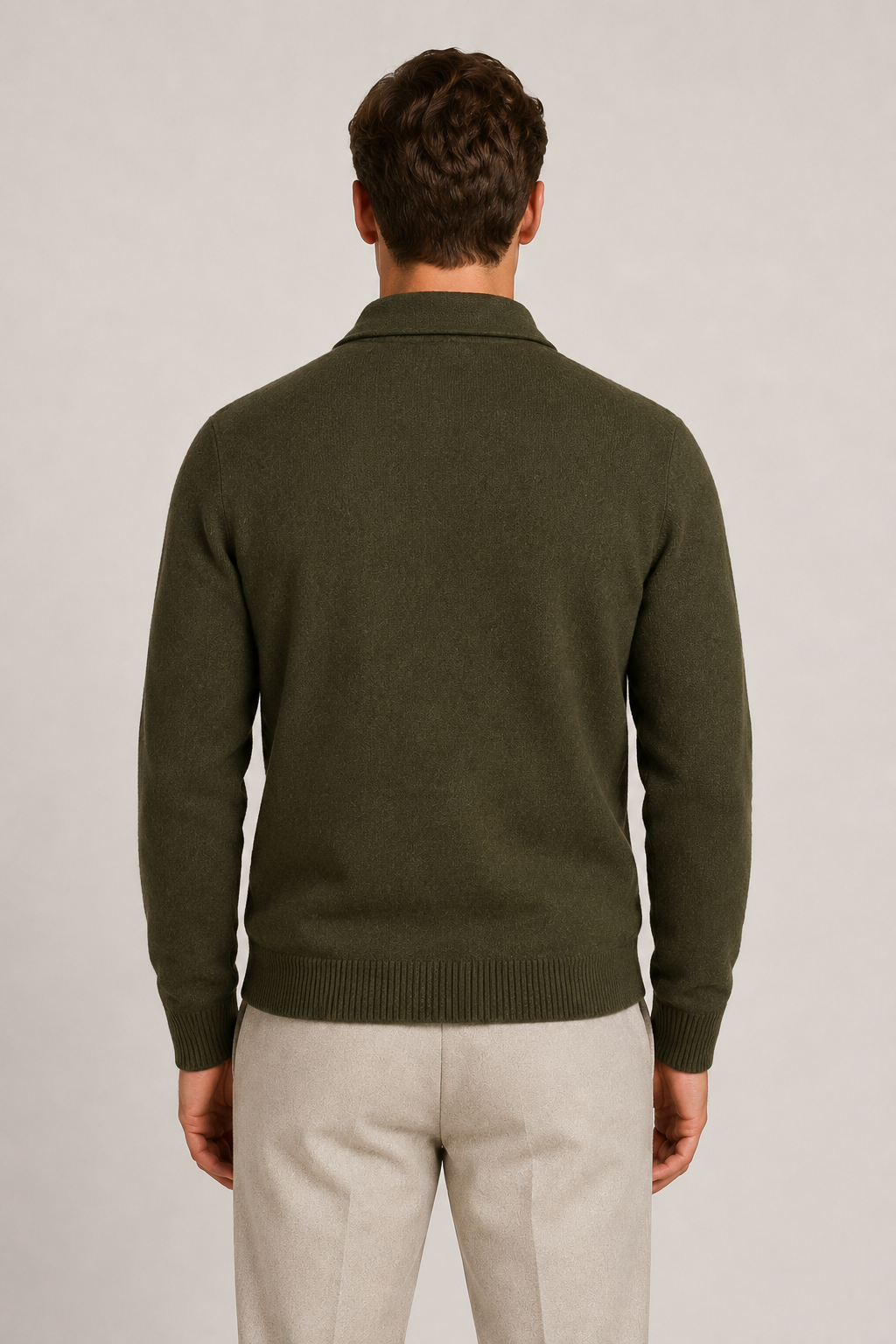 Valmont Button Knit Olive
