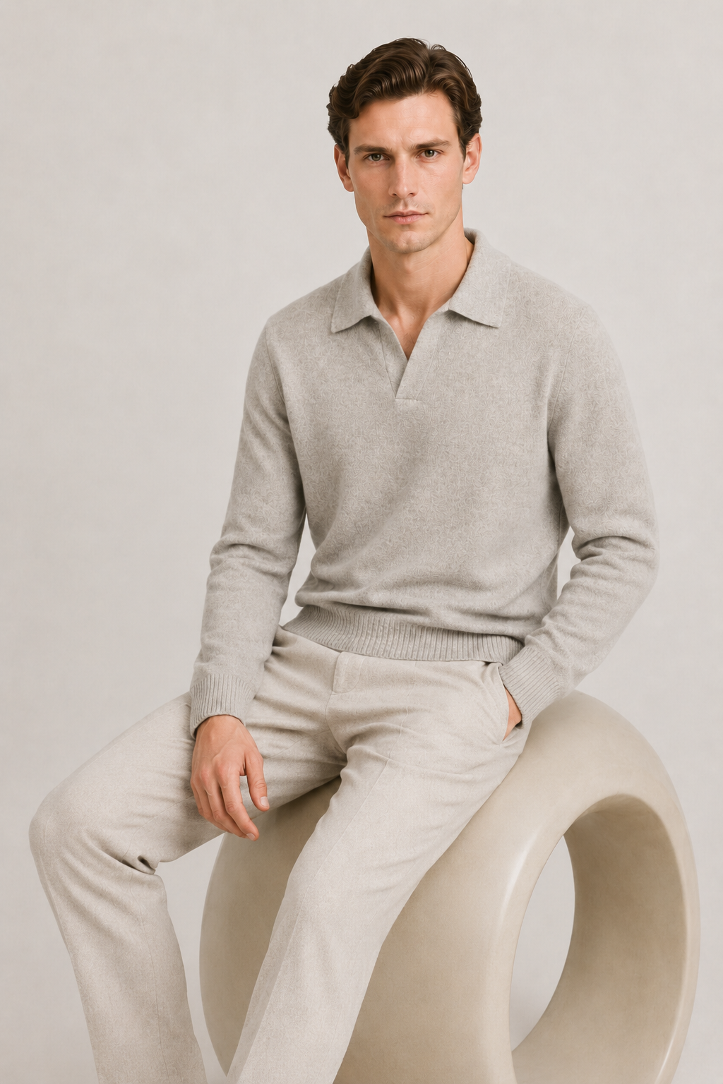 Nuage Sweater Knit Gray
