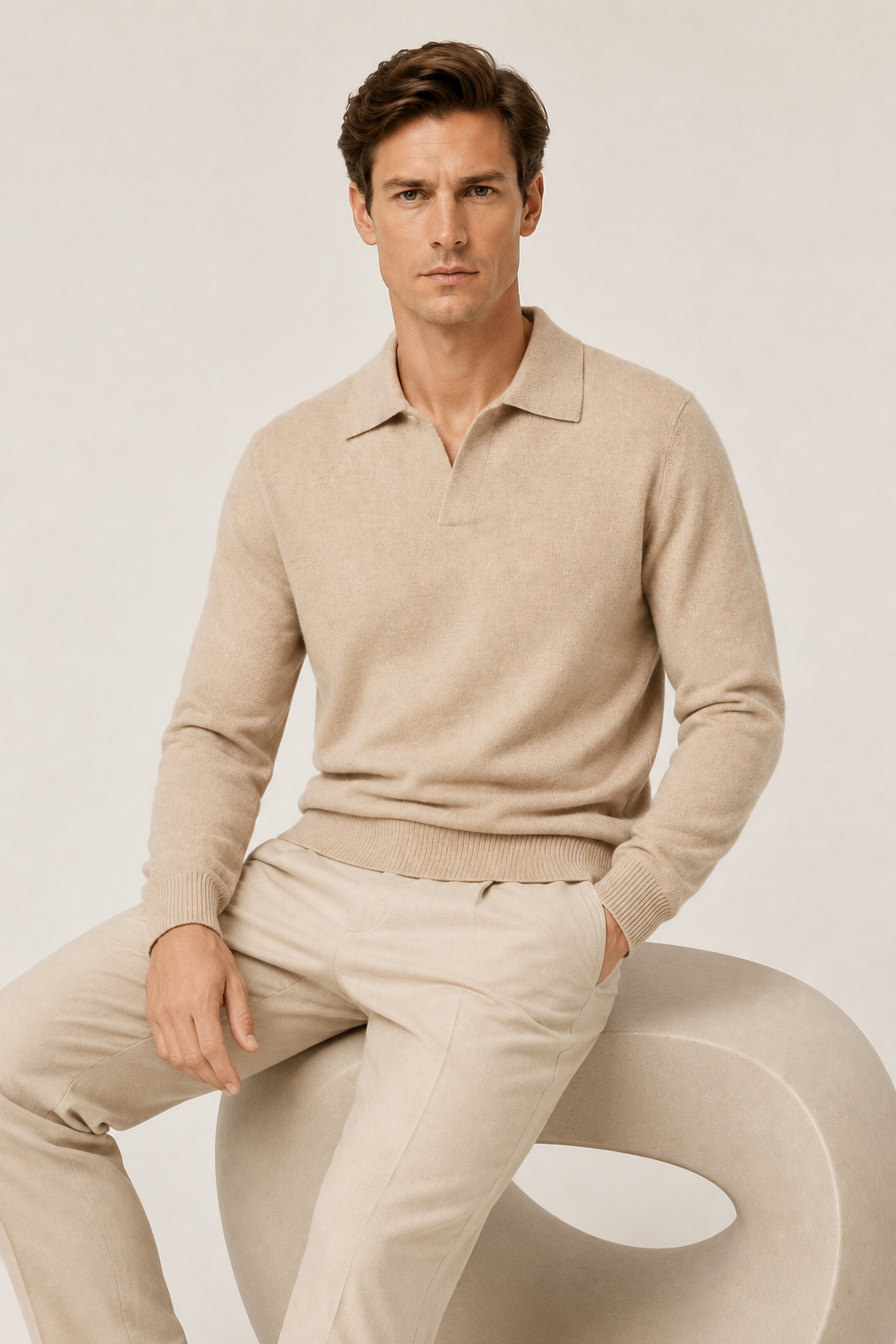 Nuage Sweater Knit Beige