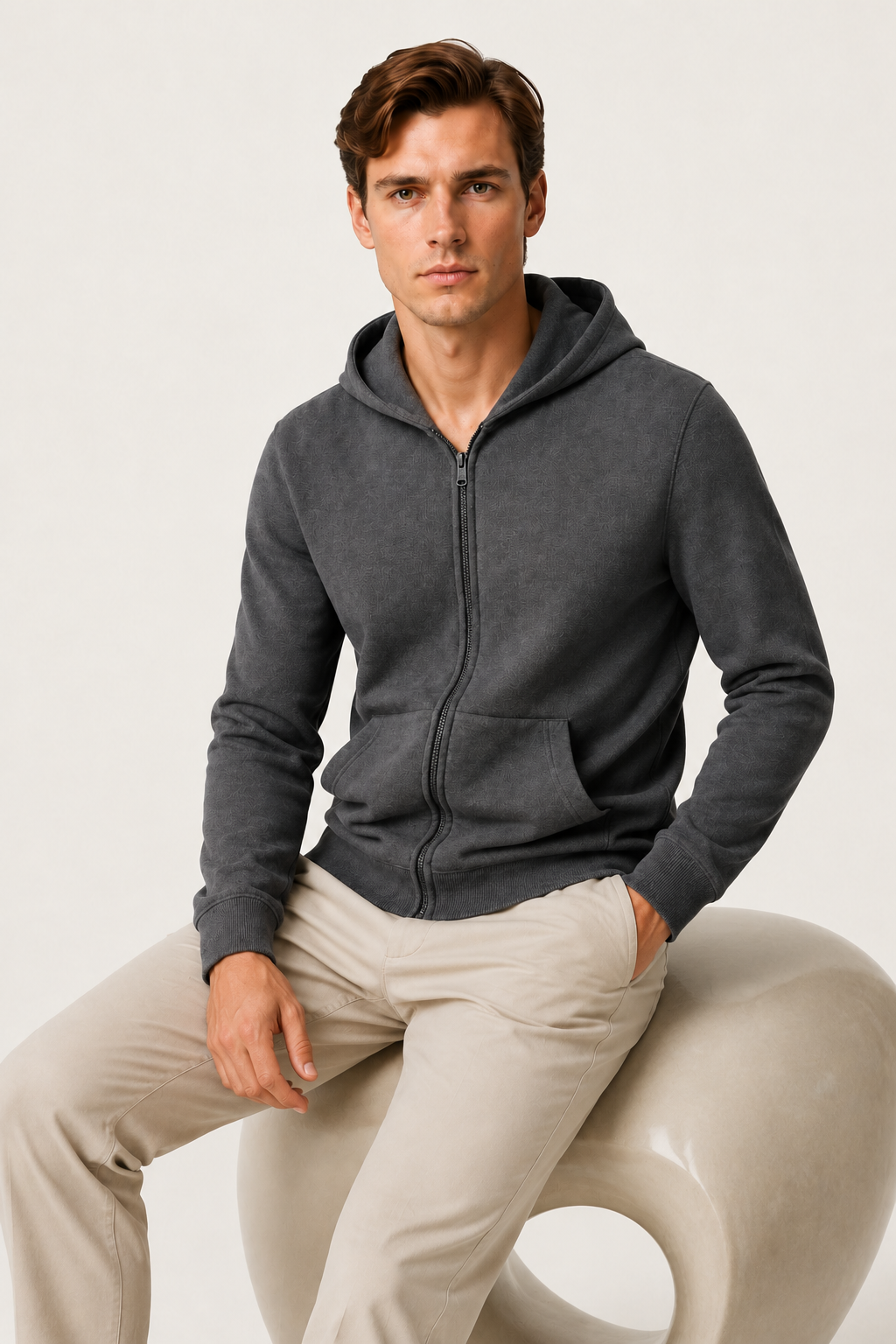 Évoque Cardigan Dark Gray