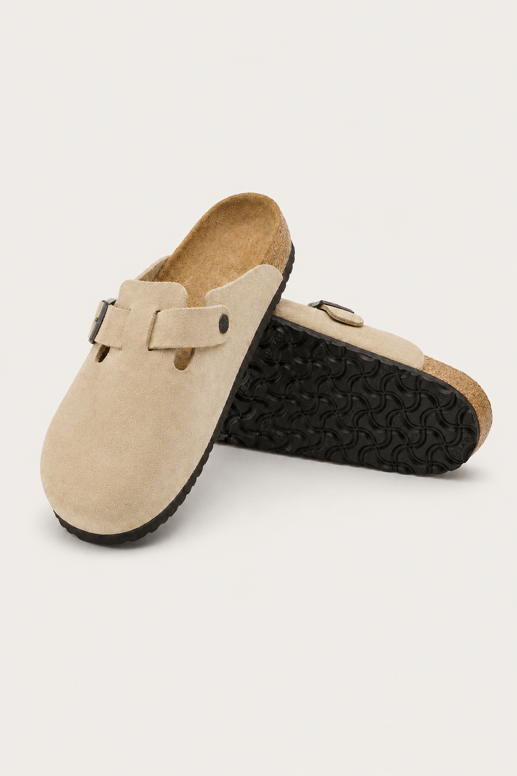 Montreux Suede Clog Sand