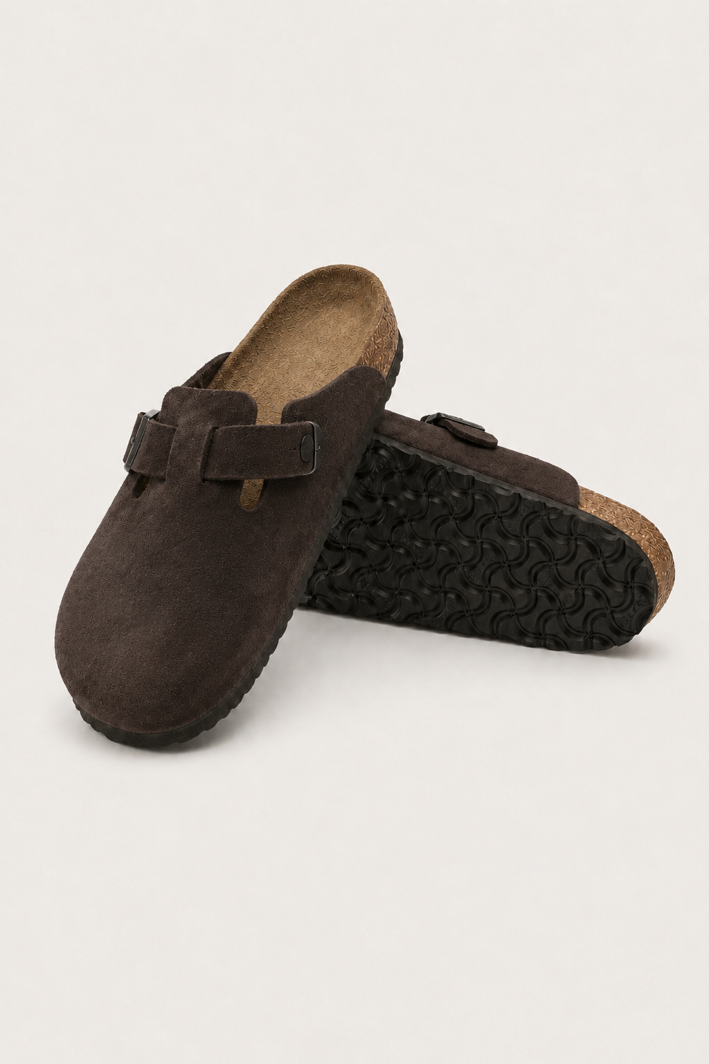 Montreux Suede Clog Chocolate