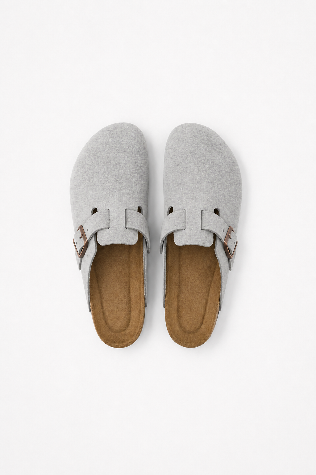 Montreux Suede Clog Grey