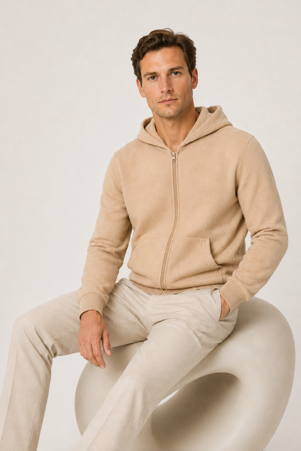Évoque Cardigan Beige