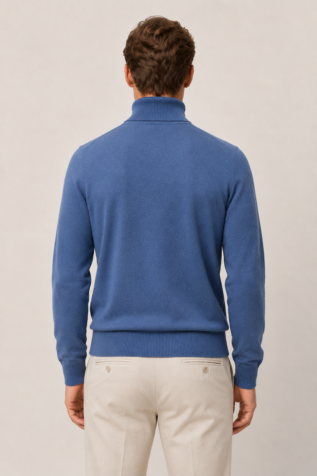 Intemporel Turtleneck Demin Blue
