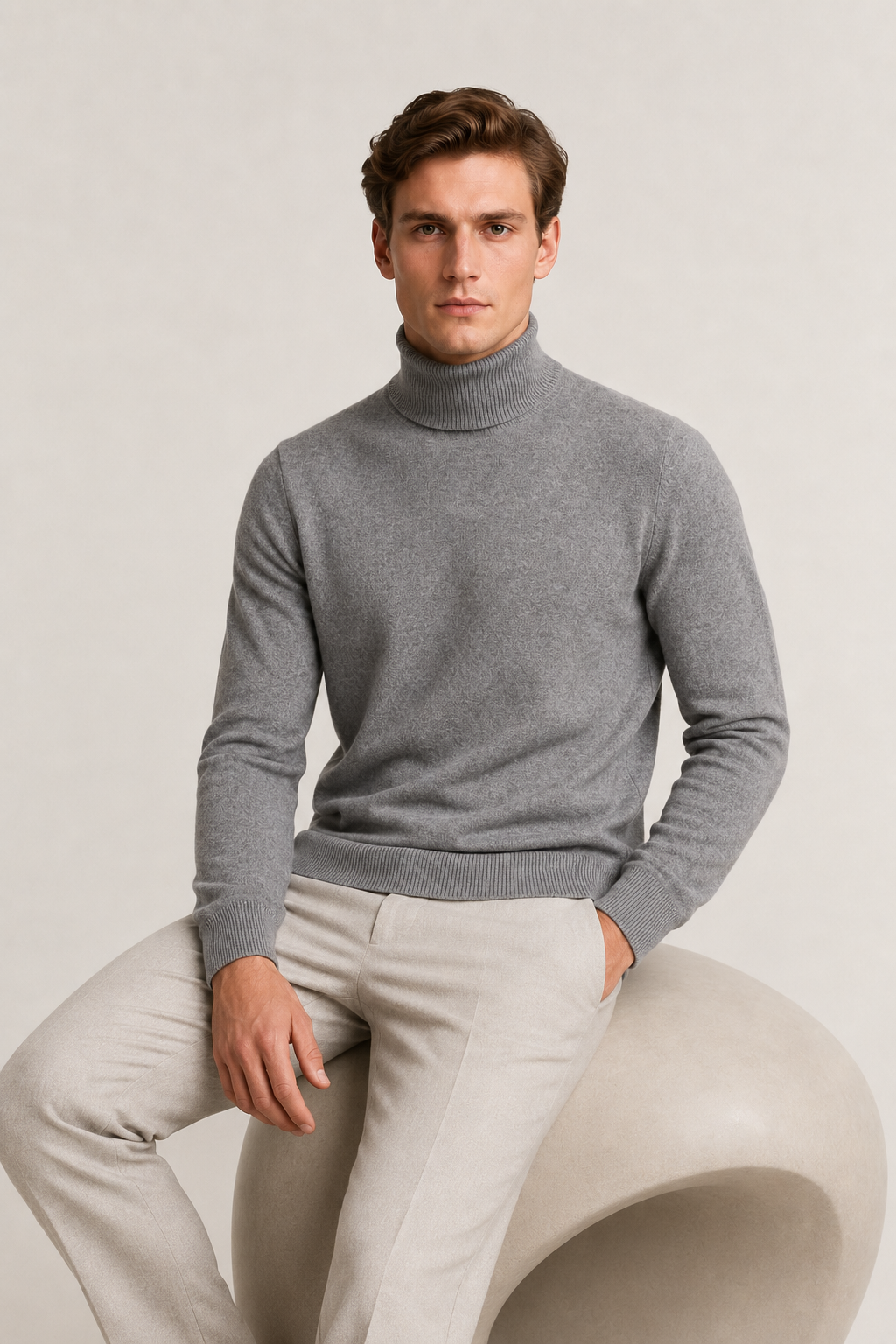 Intemporel Turtleneck Gray