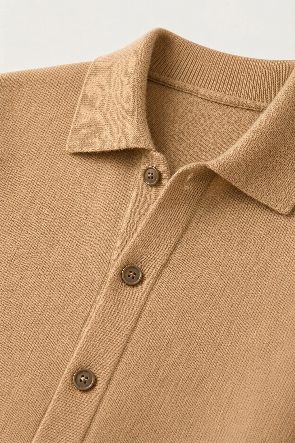 Valmont Button Knit Camel