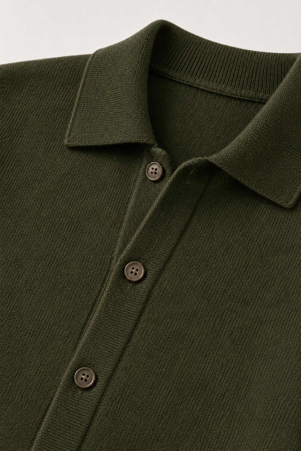 Valmont Button Knit Olive