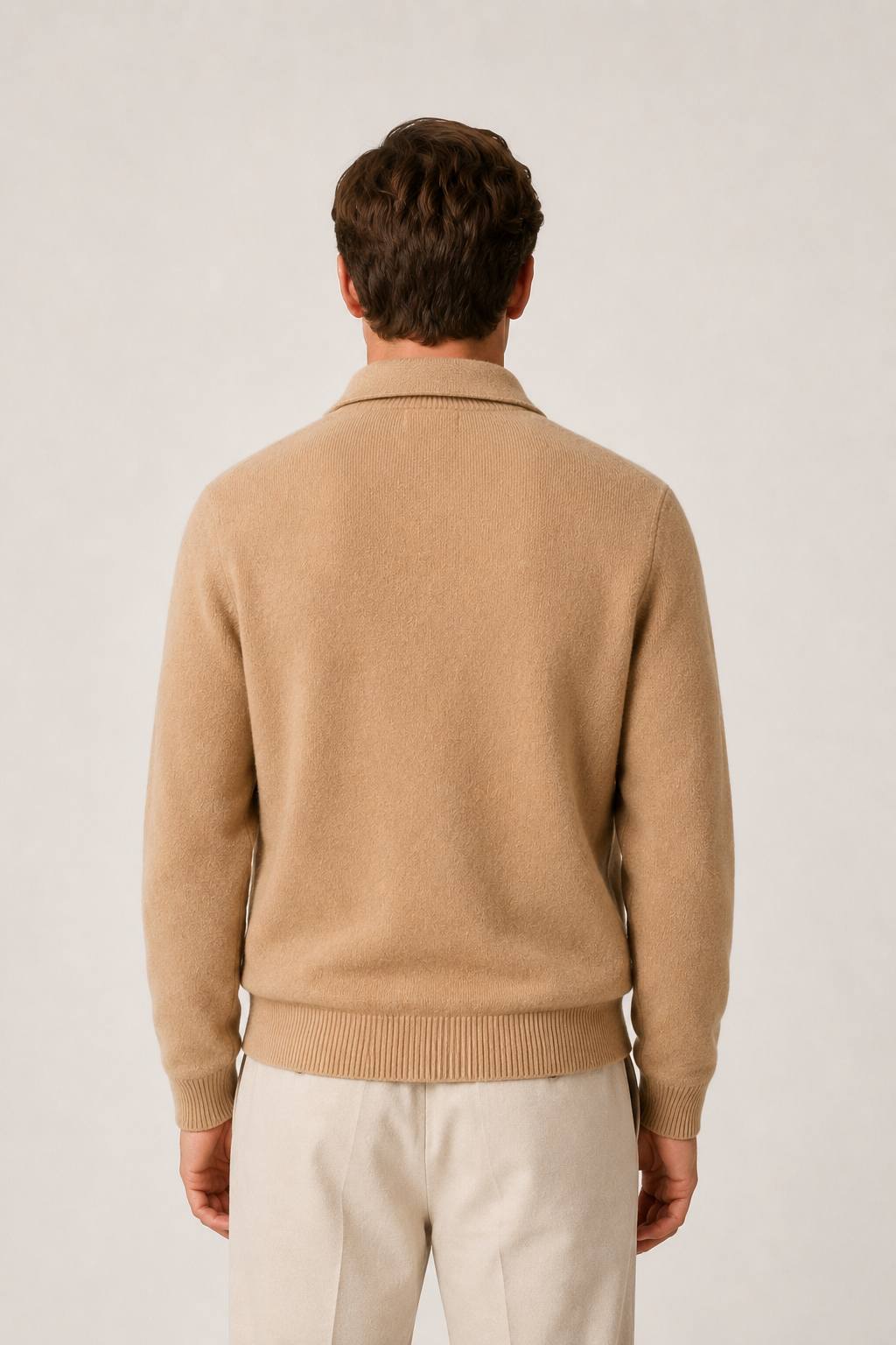 Valmont Button Knit Camel