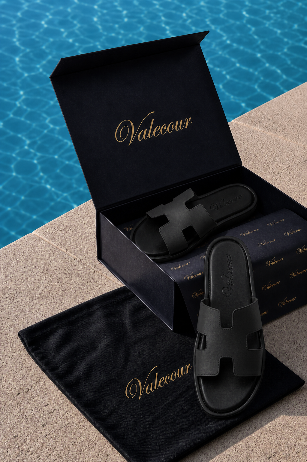 Valero Sandal Black