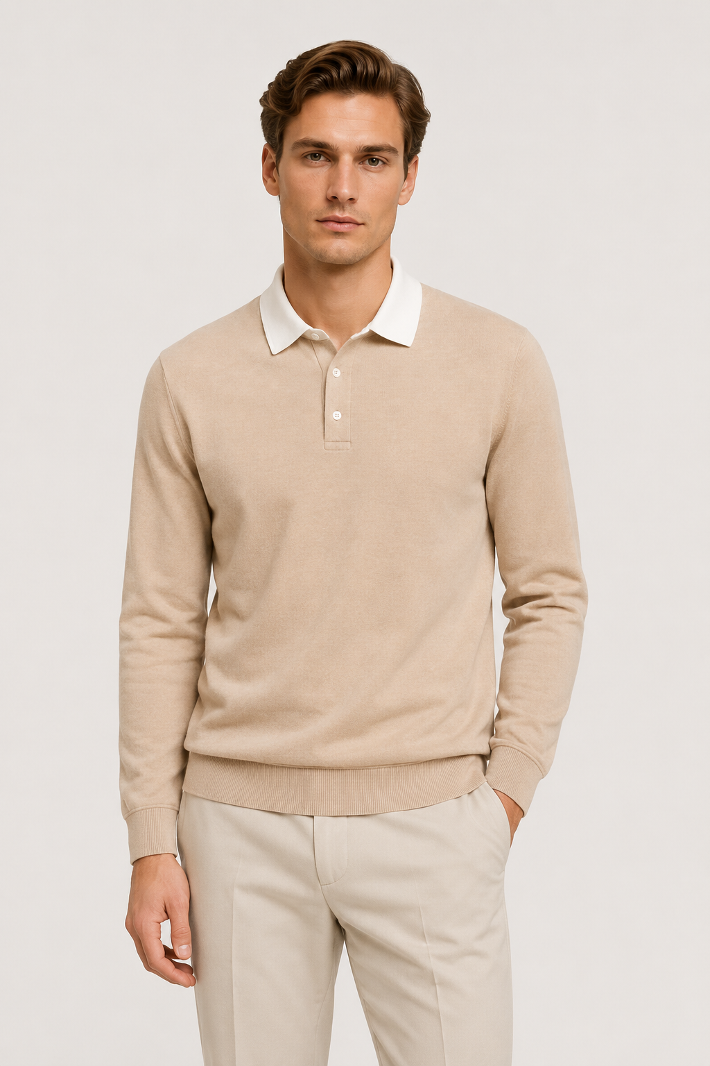 Élitaire Polo Beige