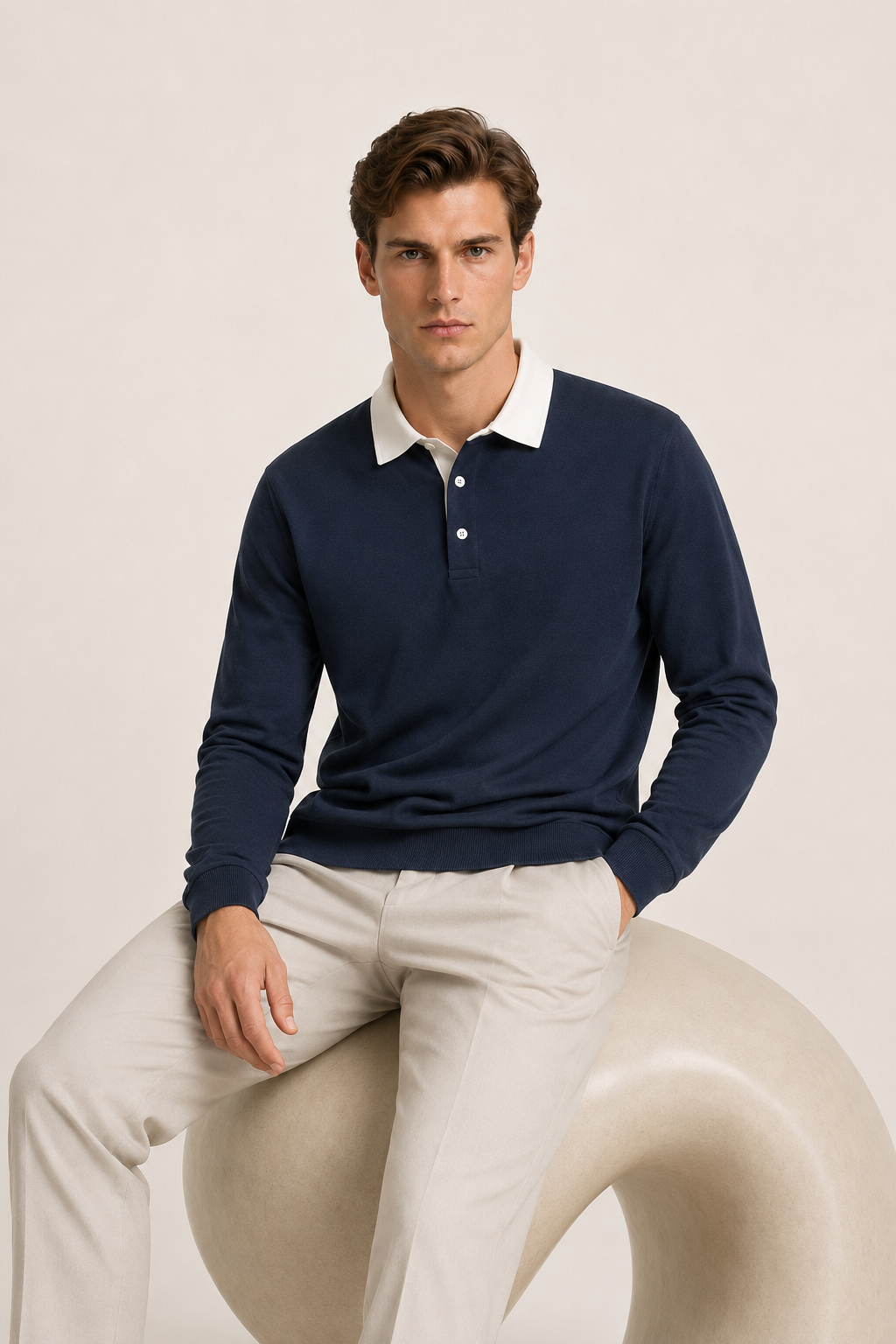 Élitaire Polo Navy