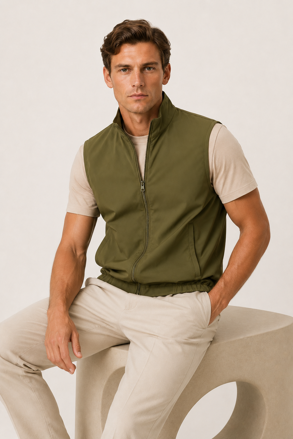 Reverso Bodywarmer Light Green