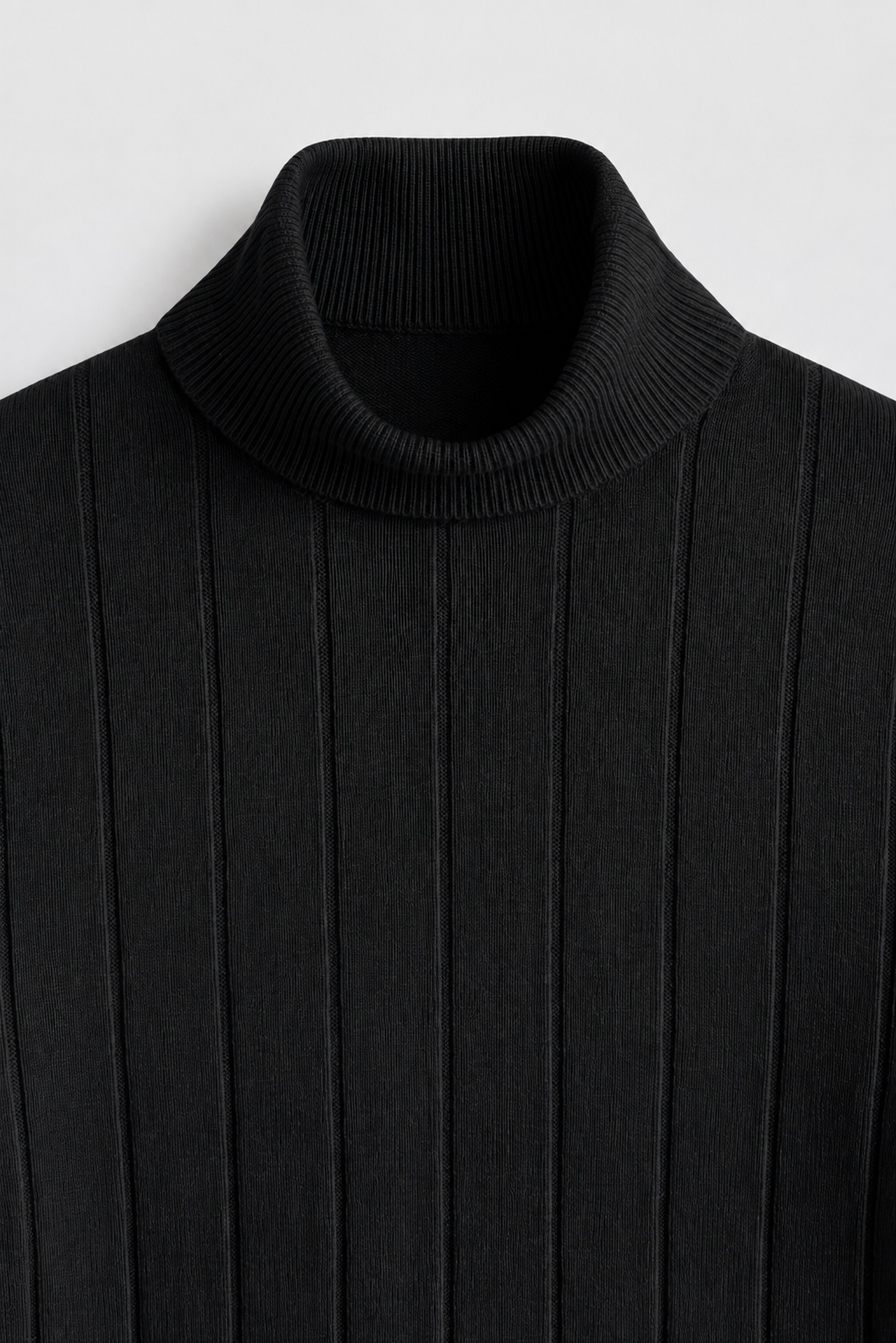 Tailored Turtleneck Black