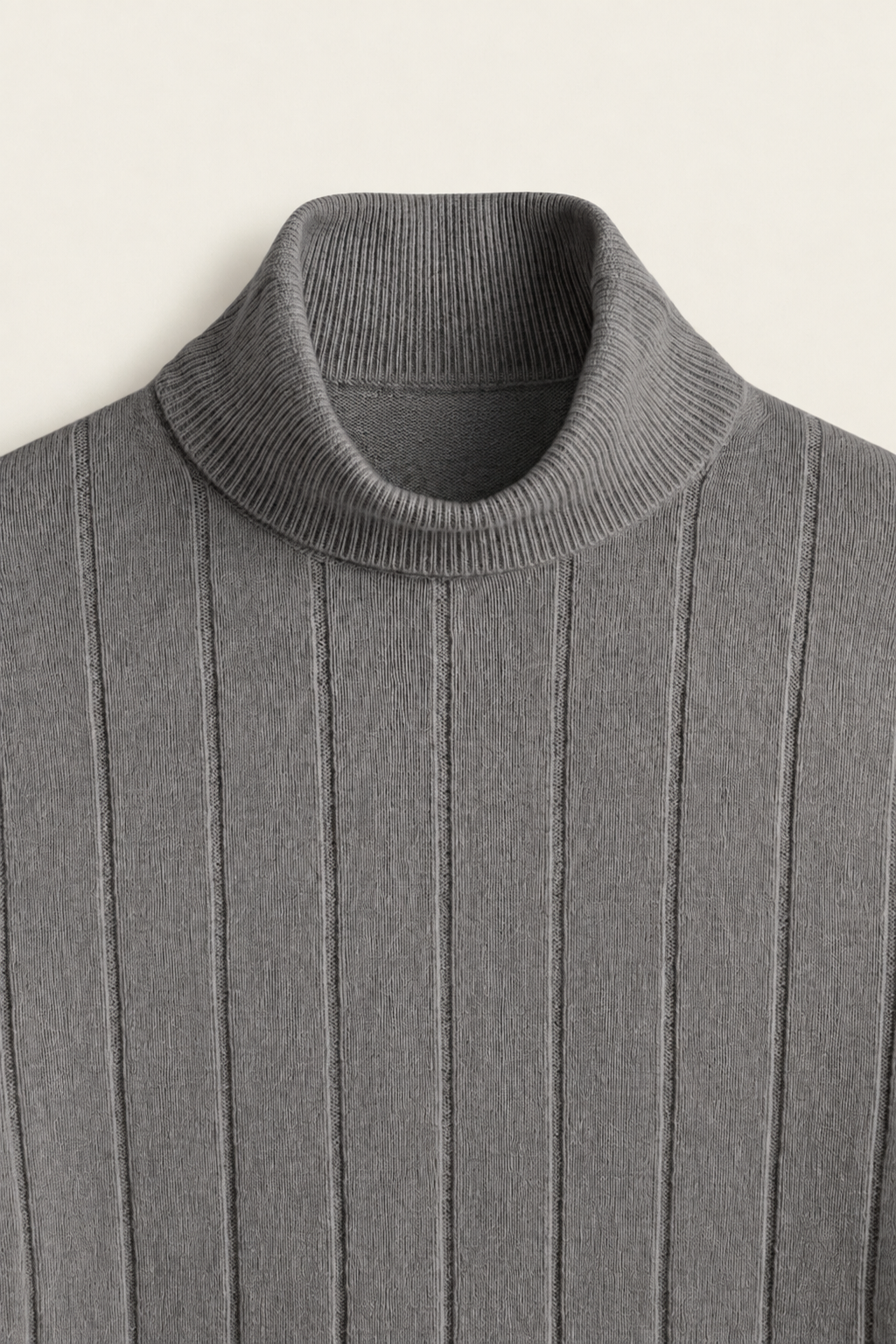 Tailored Turtleneck Grey