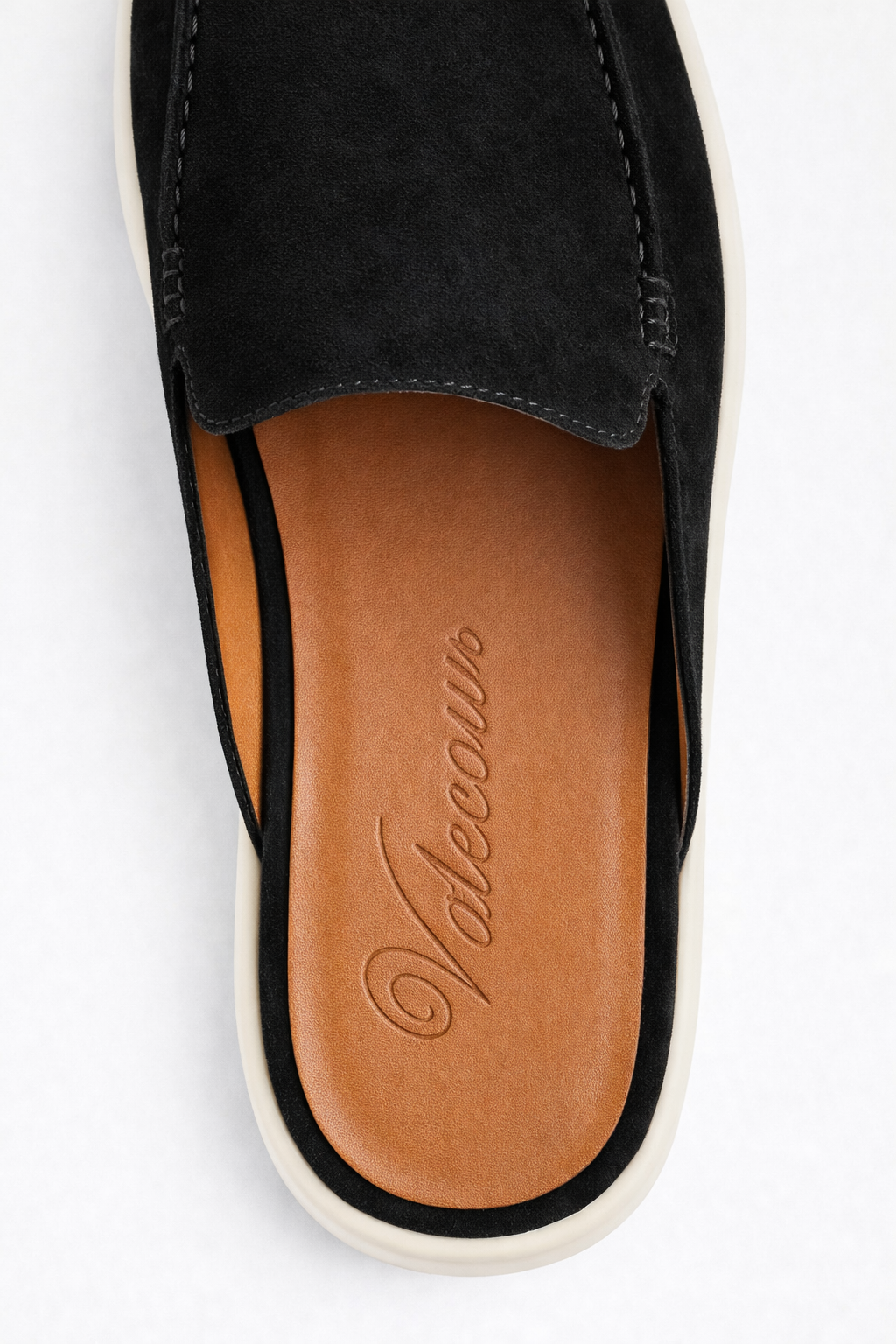 Ancestral Suede Mule Black