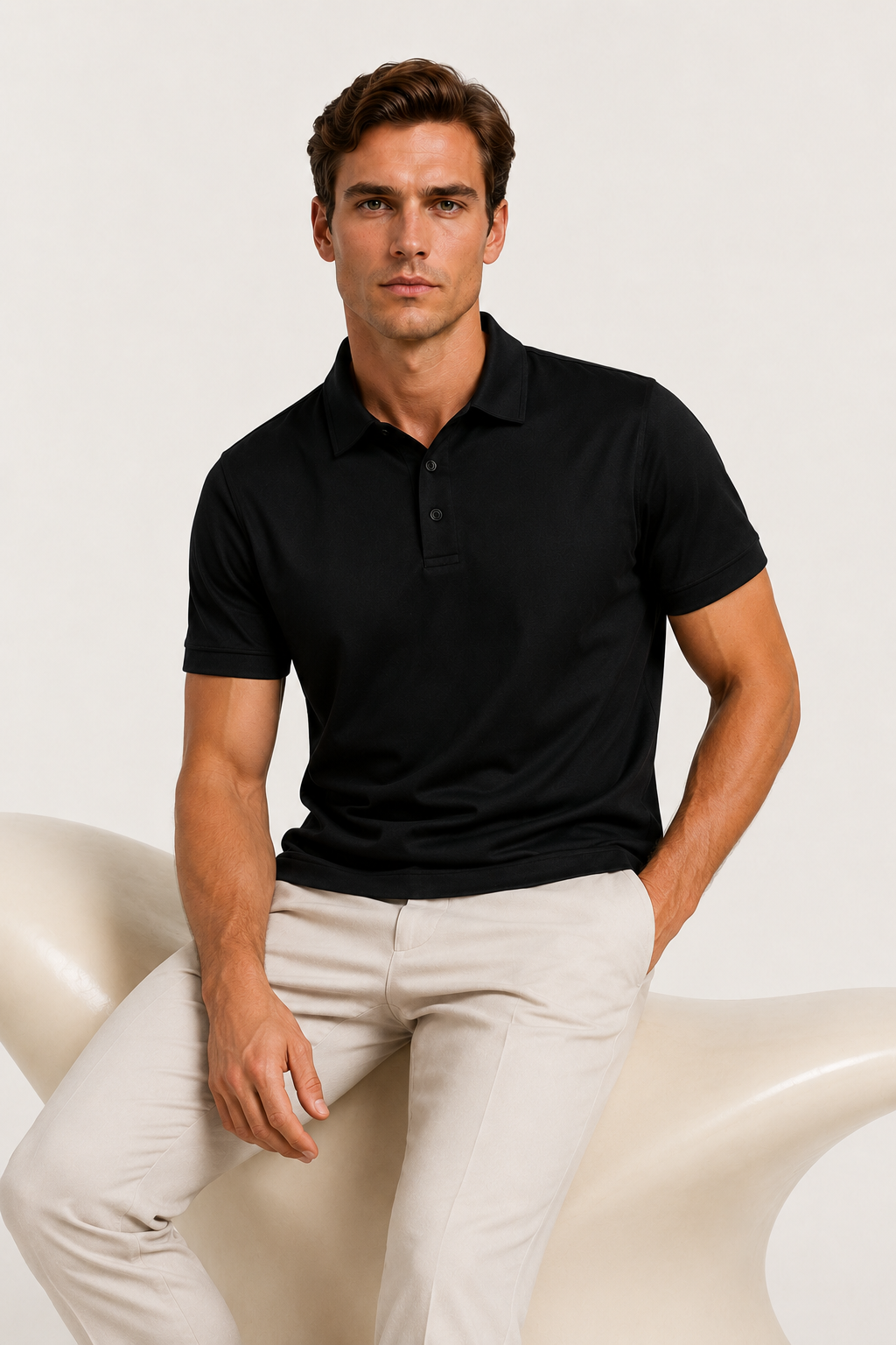 Azuro Polo Black