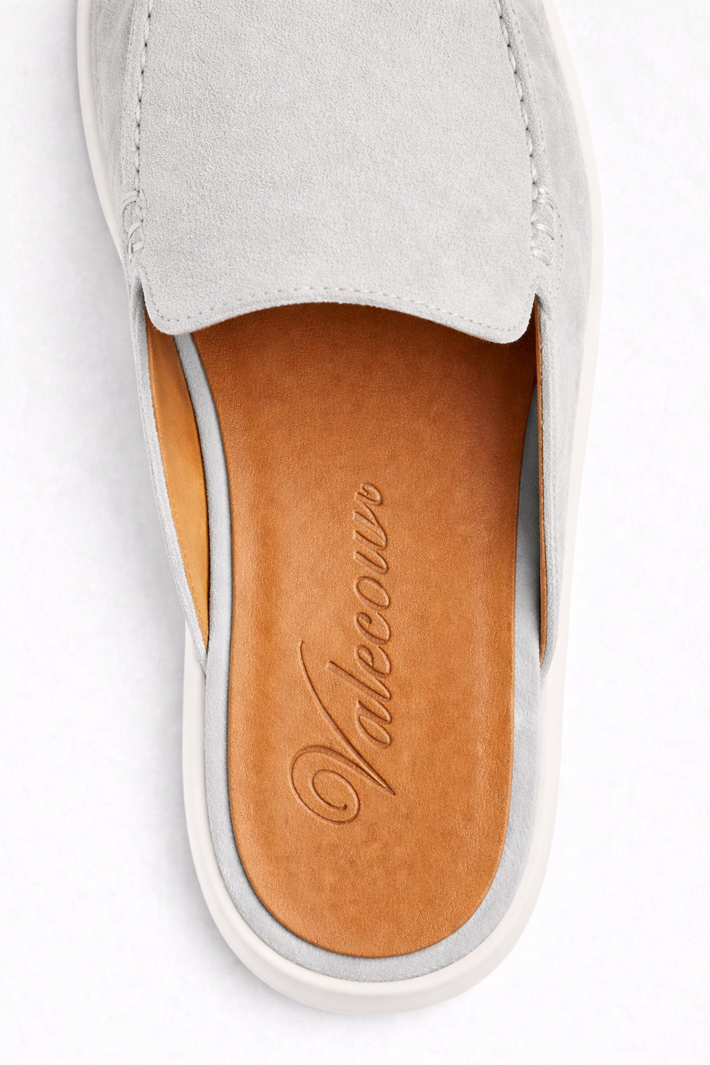 Ancestral Suede Mule White