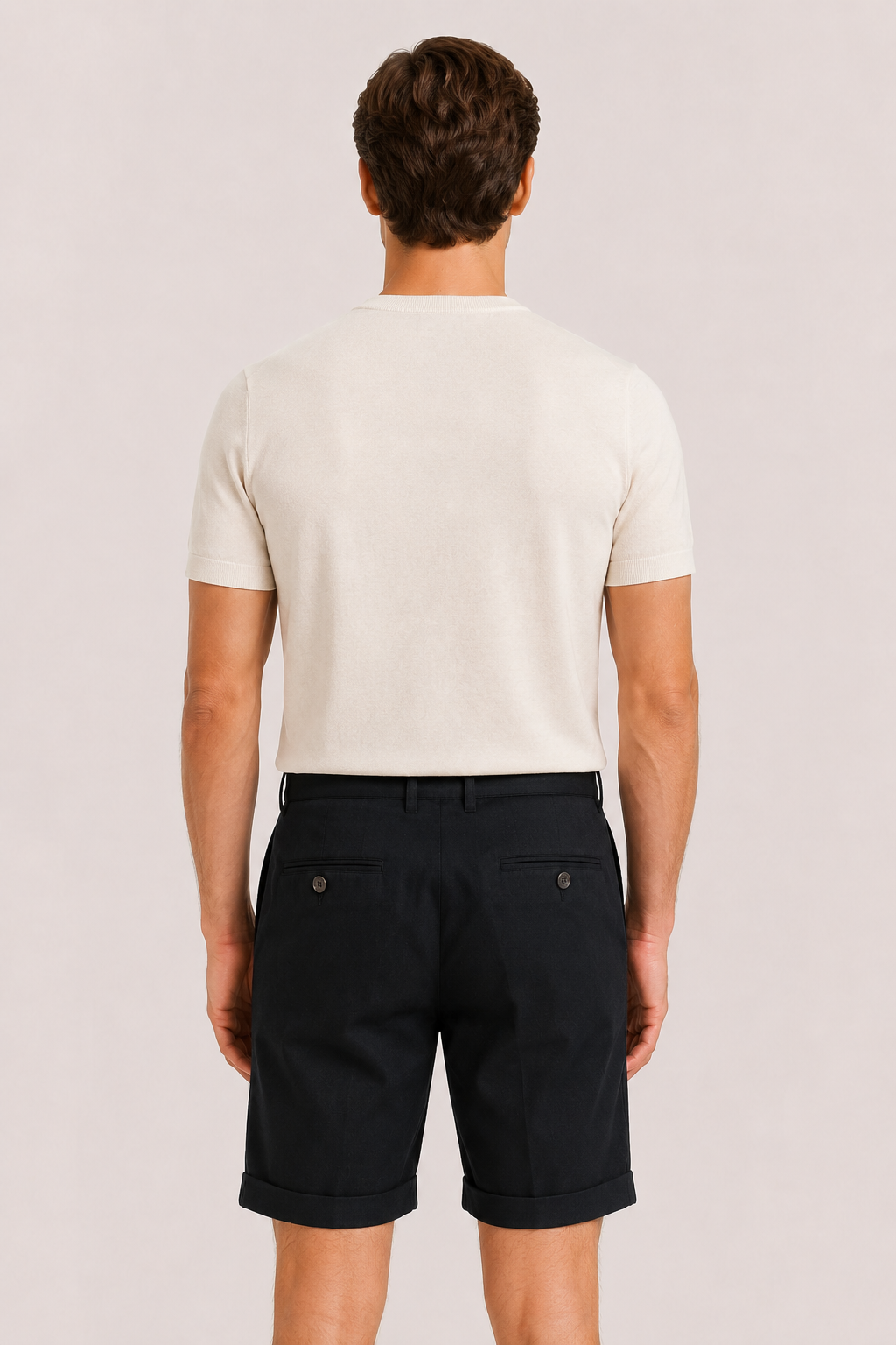 Caspian Cotton Short Black