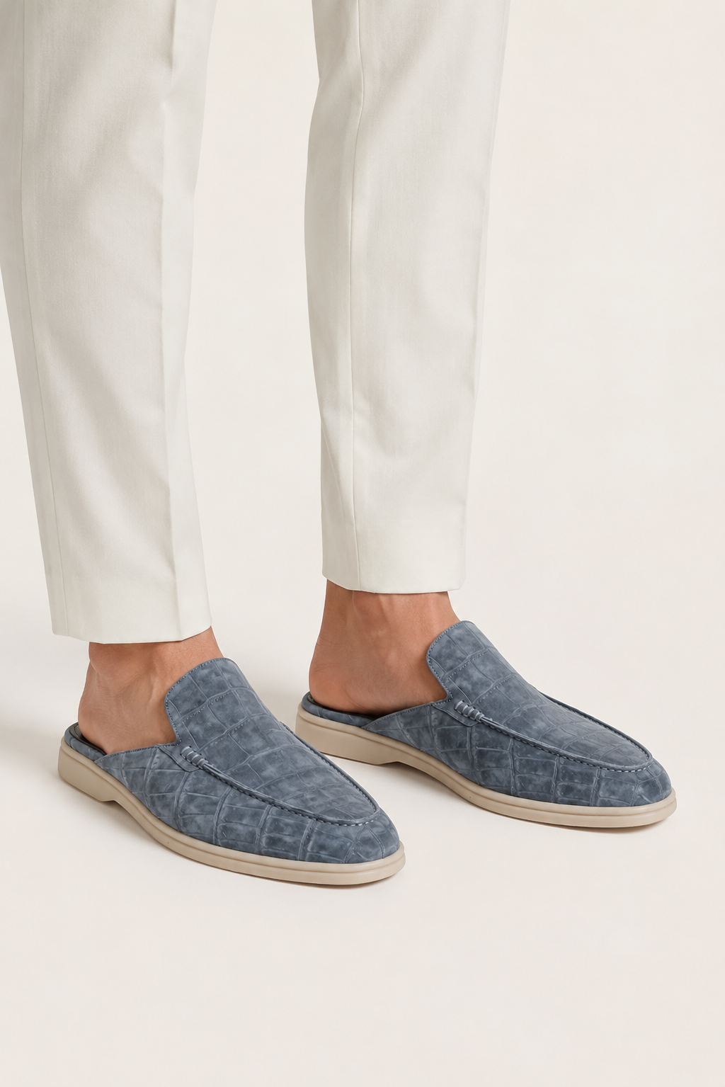 Croco Mule Yacht Slate