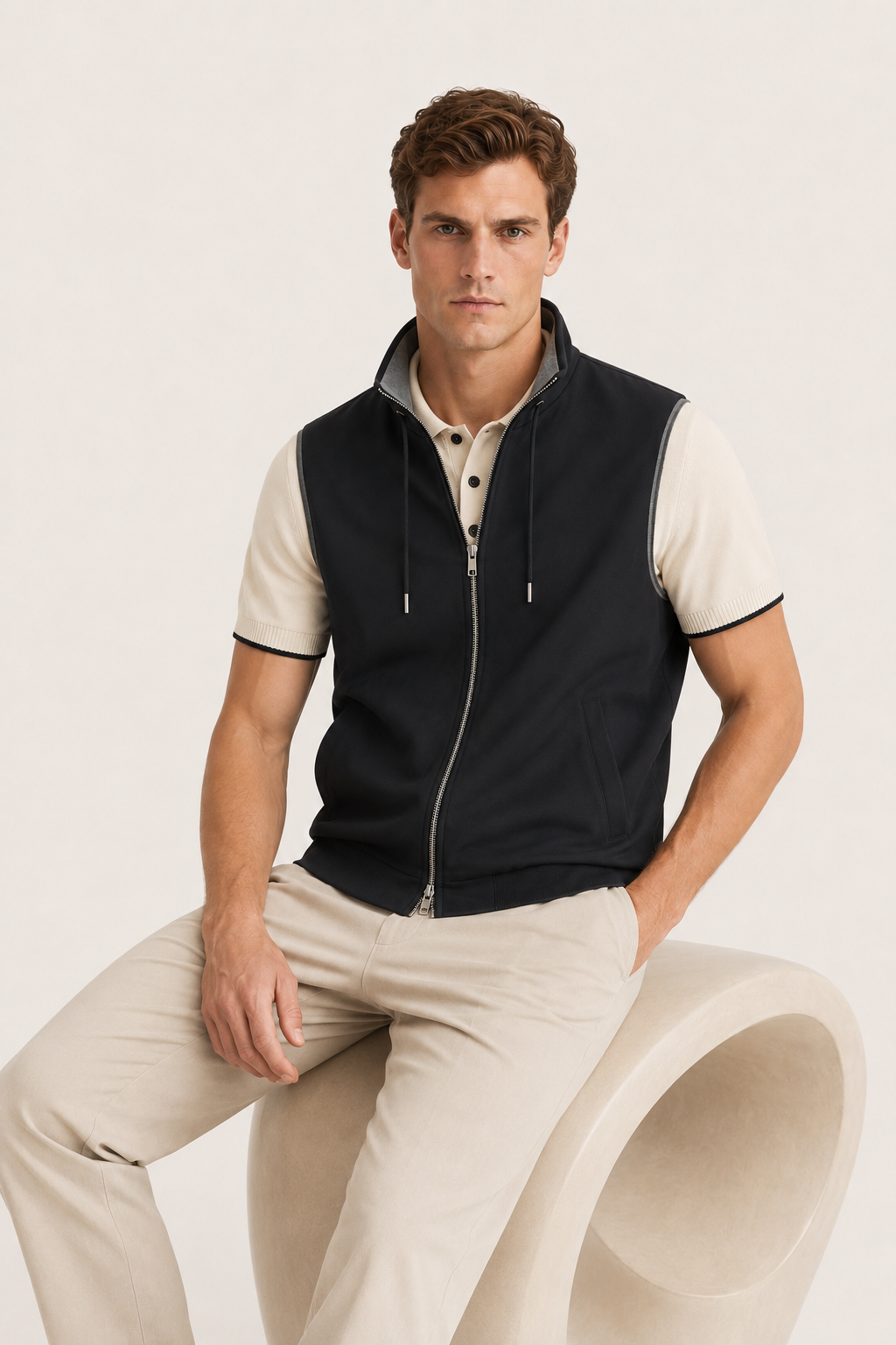 Valecour Reversible Vest Black