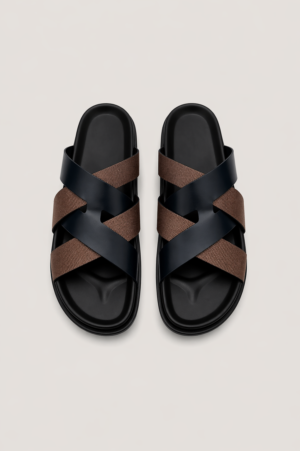 Alviro Sandal Nº1 Black/Brown