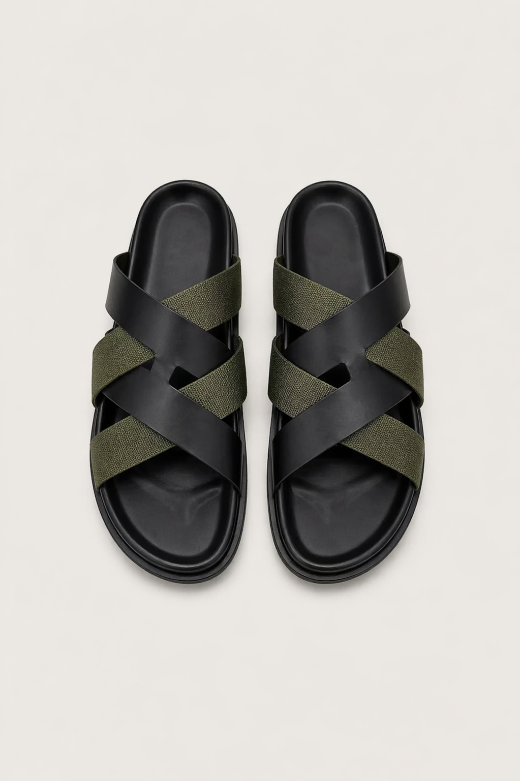 Alviro Sandal Nº1 Olive/Black