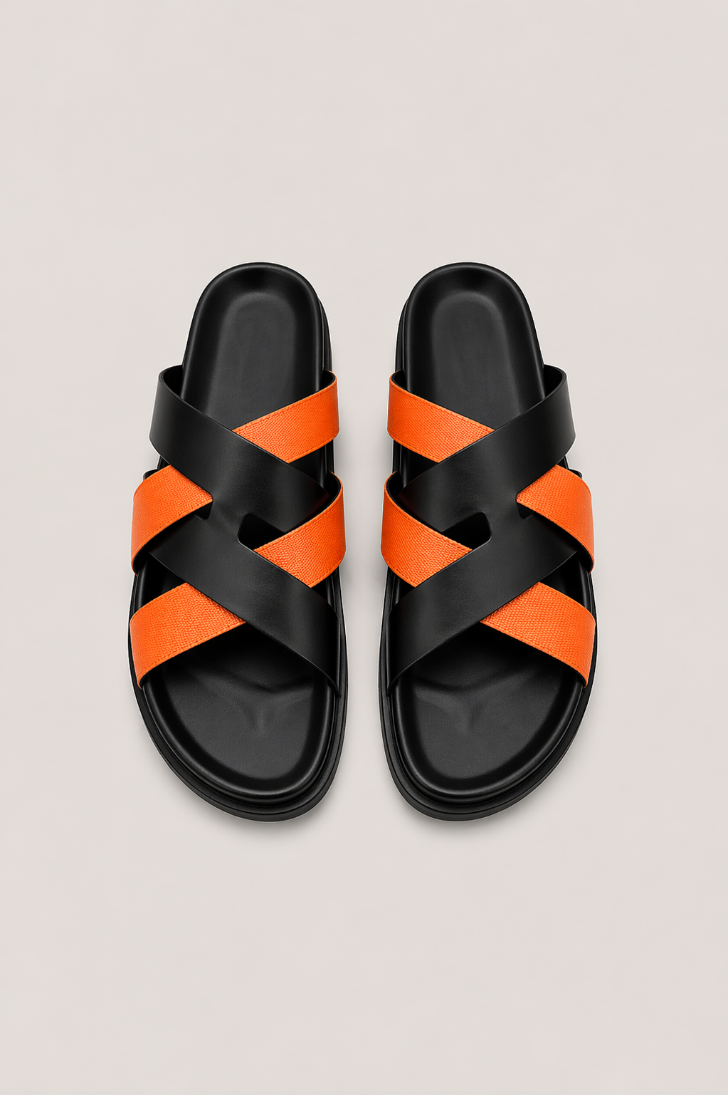 Alviro Sandal Nº1 Orange/Black