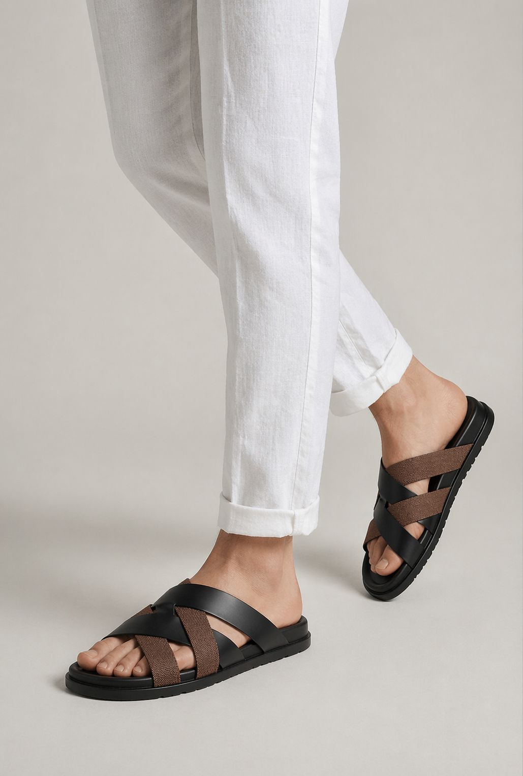 Alviro Sandal Nº1 Black/Brown