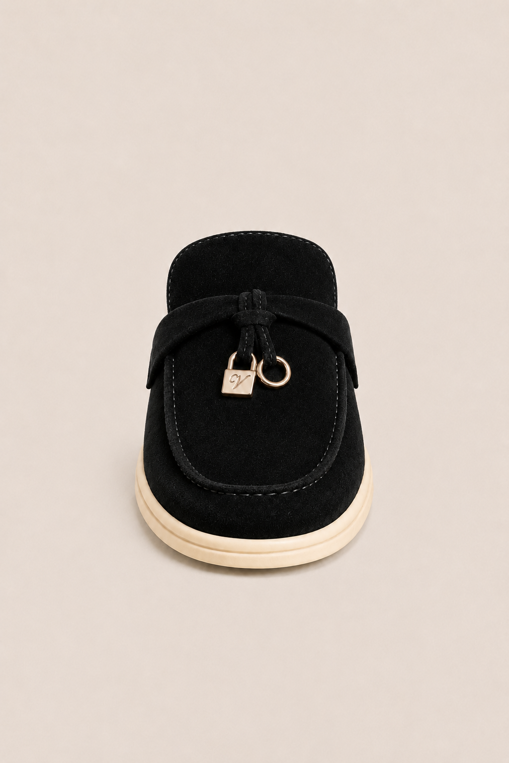 Ancestral Buckle Mule Black
