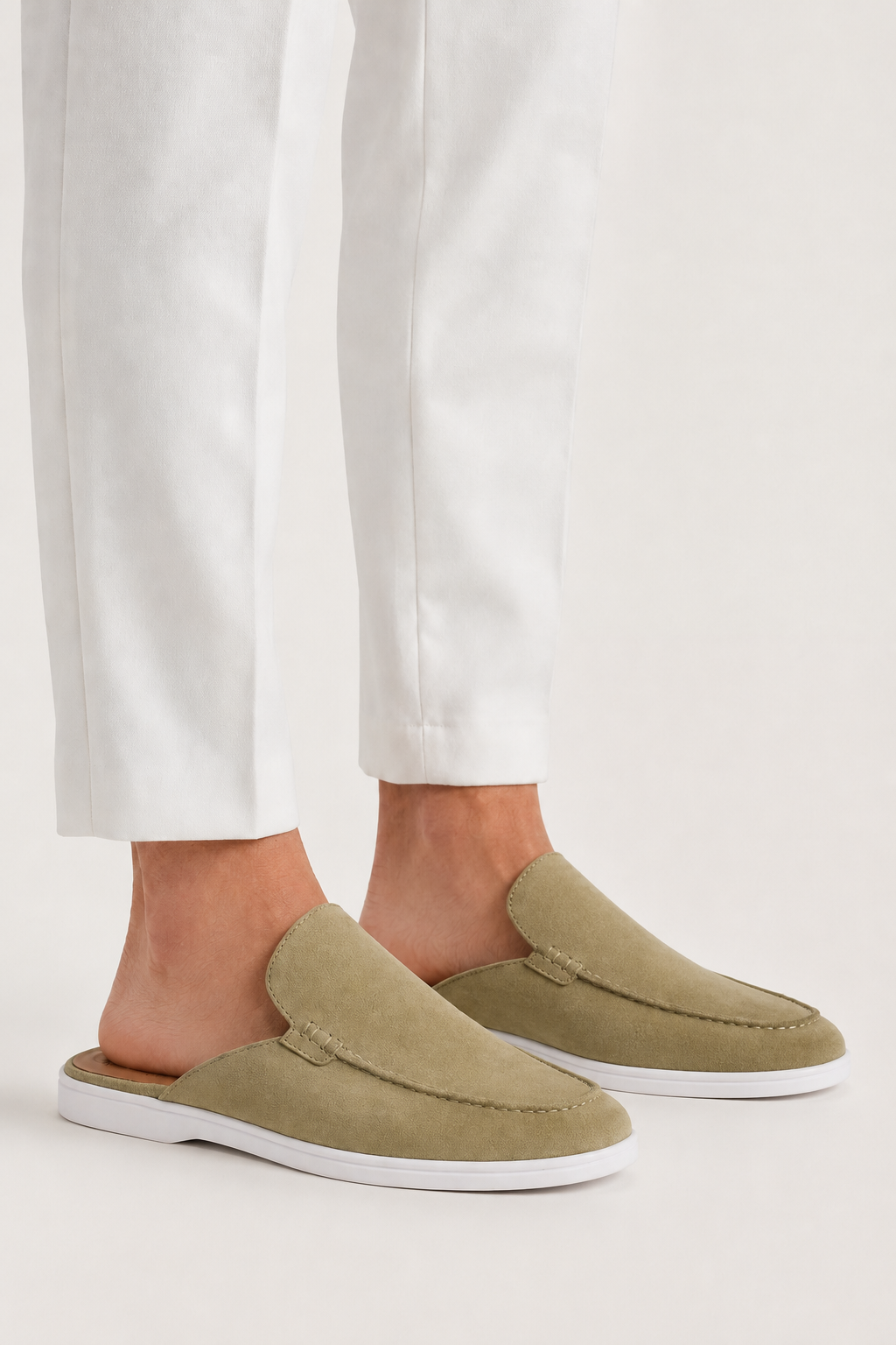 Ancestral Suede Mule Olive