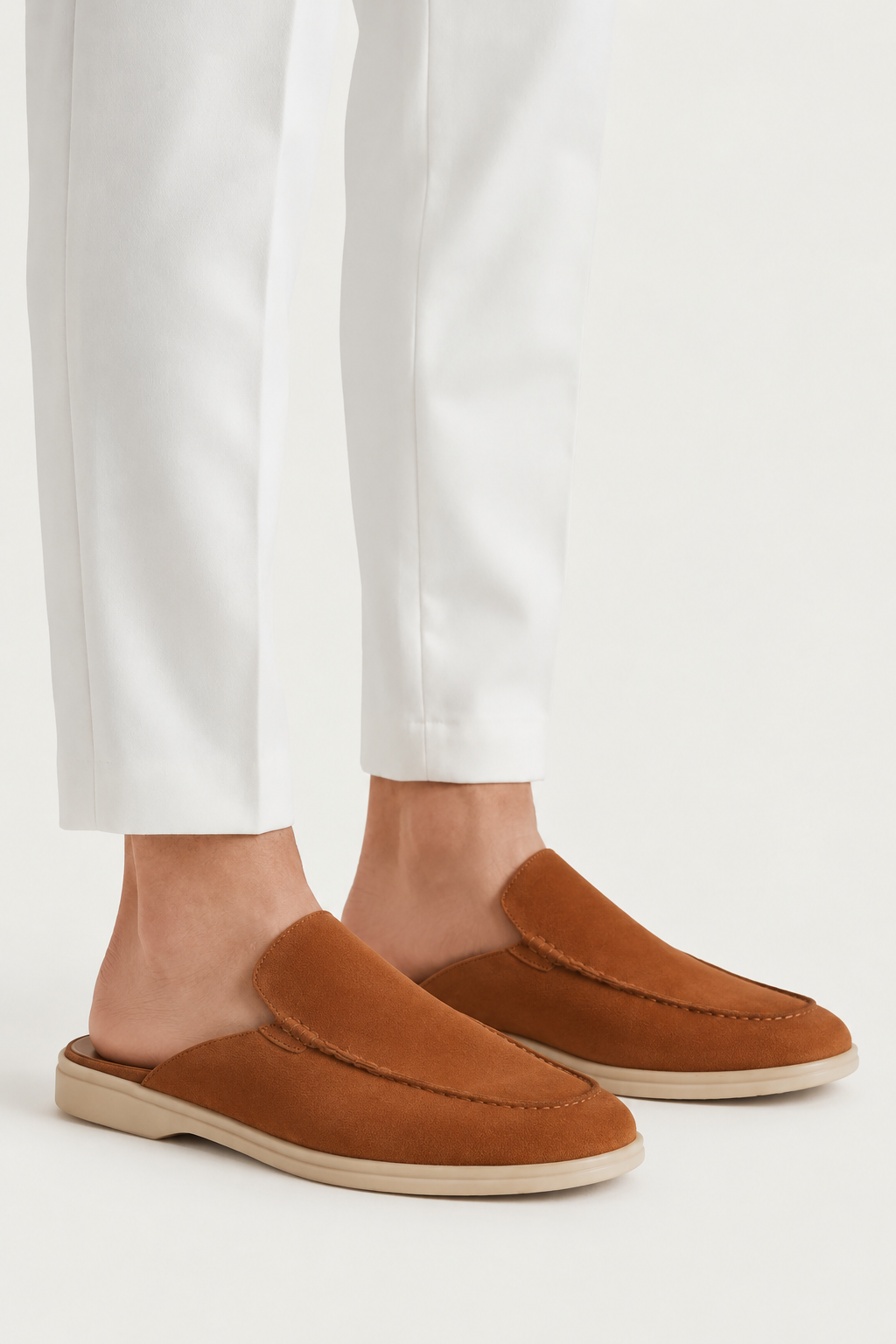Ancestral Suede Mule Tan