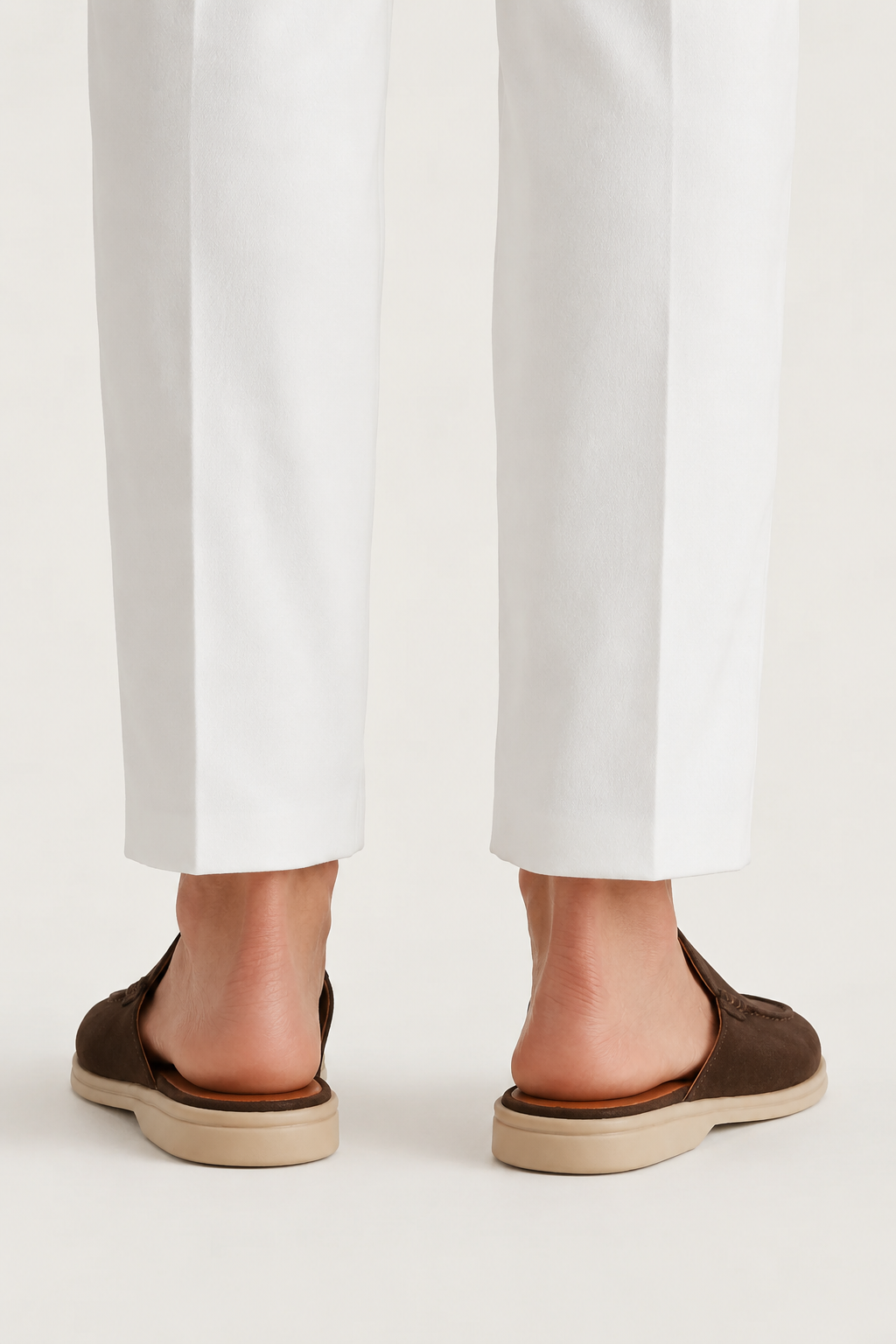 Ancestral Suede Mule Brown