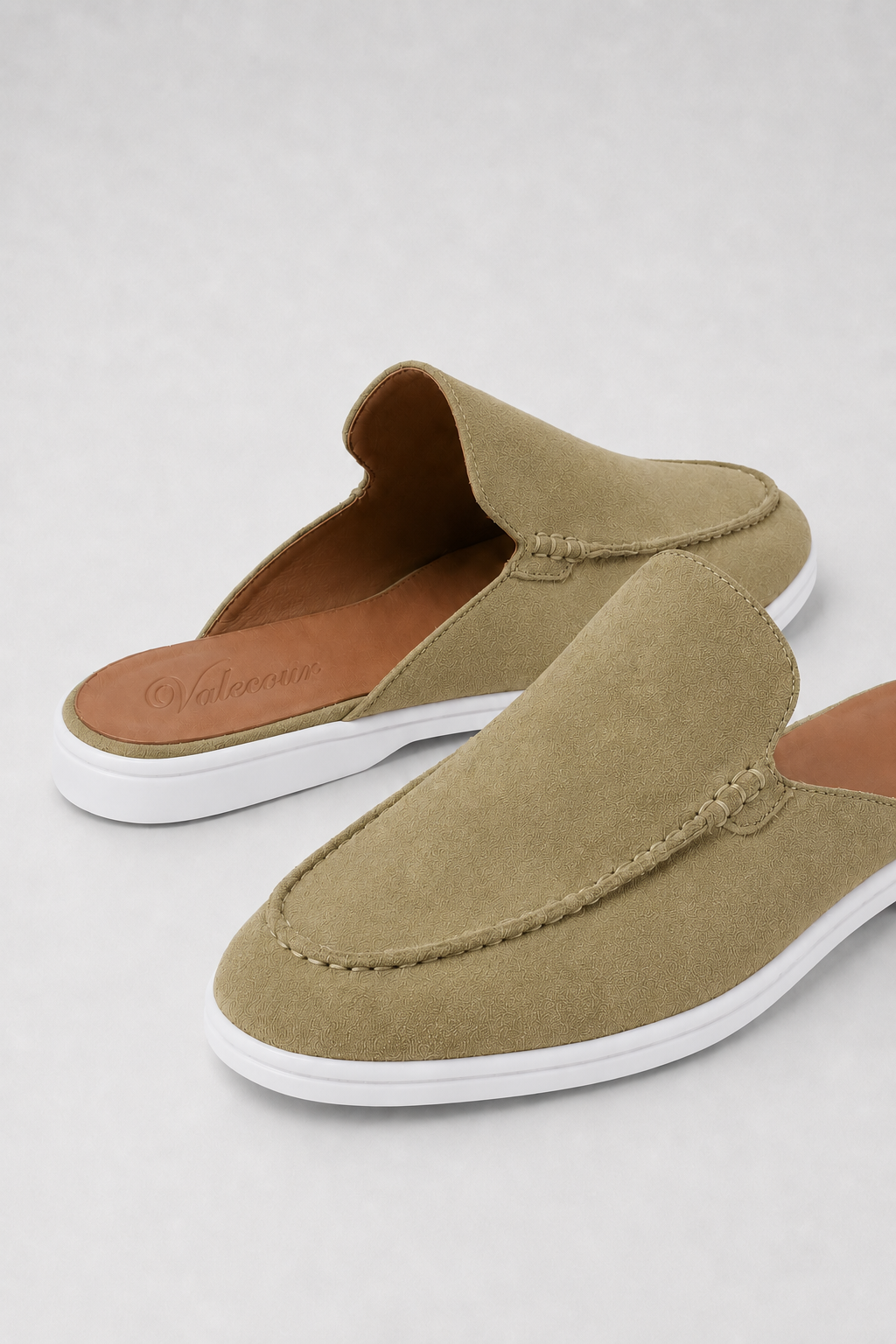 Ancestral Suede Mule Olive
