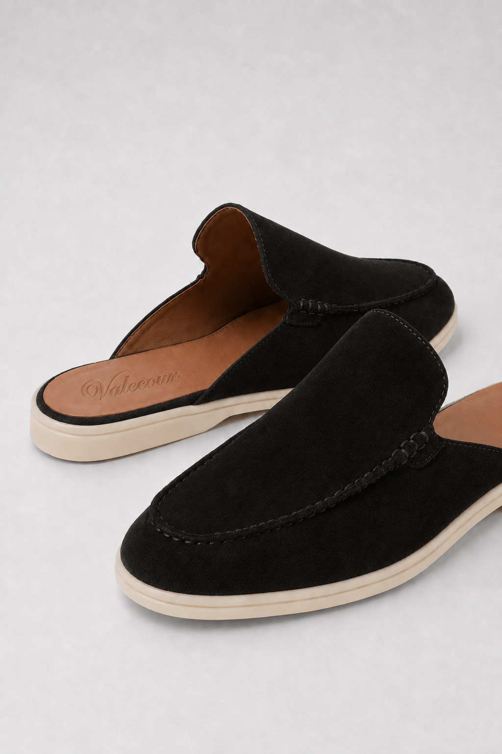 Ancestral Suede Mule Black